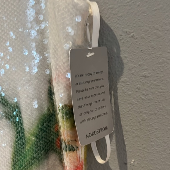 Halston CARALYN DRESS IN FLORAL SEQUIN NWT - Picture 6 of 17